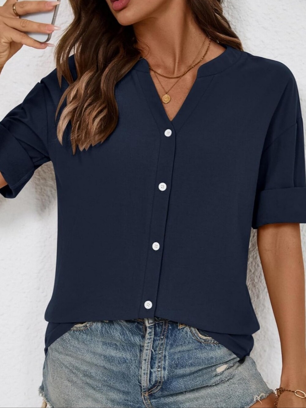 Amazon Button Front Shirt - Picture 3 of 8